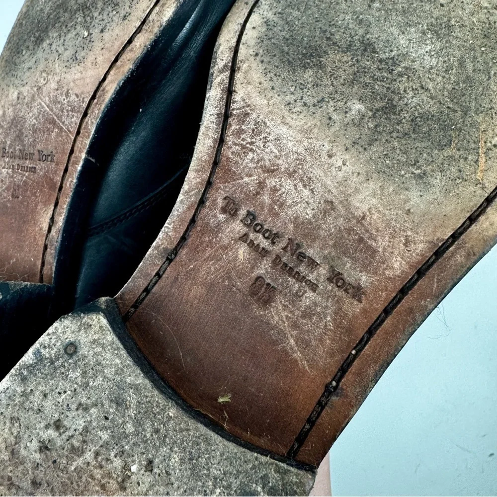 TO BOOT NEW YORK Winston Adam Derrick Black Leather Oxfords